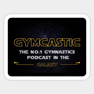 No. 1 Gymnastics Podcast in Galaxy Sticker